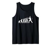 Evolution of Cricketer Funny Cricket Player Sport Gifts Tank Top