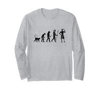 Evolution of Ice Cream Lover Ice Cream Maker Sundaes Long Sleeve T-Shirt