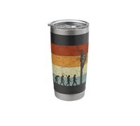 Evolution of Lineman Climbing Power Pole Stainless Steel Insulated Tumbler