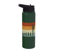 Evolution of Lineman Climbing Power Pole Stainless Steel Insulated Water Bottle