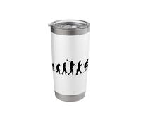 Evolution of Man Coding Software Developer Programmer Admin Stainless Steel Insulated Tumbler