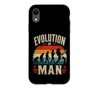 Evolution Of Man Guitar Players Musician Retro Rock Artwork Case for iPhone XR