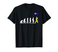 Evolution of man into Australian cricket player T-Shirt