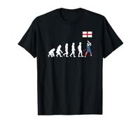 Evolution of man into England cricket player T-Shirt
