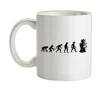 Evolution of Man Robot - 10oz - Ceramic Mug for Coffee/Tea