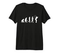 Evolution of Man to Golfer - Ape to Golf Playing Human Premium T-Shirt