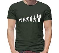 Evolution of Man Tree Surgeon - Mens T-Shirt - Army - Small Military Green