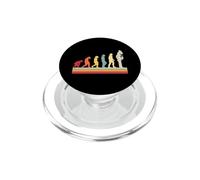 Evolution of man Tuba Music Retro Vintage Marching Band PopSockets PopGrip for MagSafe