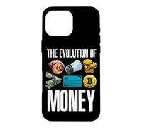 Evolution Of Money Bitcoin Plan BTC Cryptocurrency Hodl Case for iPhone 16 Pro Max