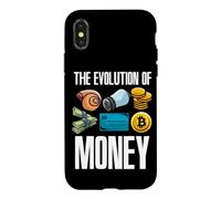 Evolution Of Money Bitcoin Plan BTC Cryptocurrency Hodl Case for iPhone X/XS