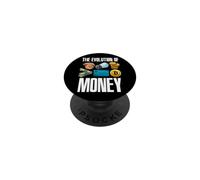 Evolution Of Money Bitcoin Plan BTC Cryptocurrency Hodl PopSockets Adhesive PopGrip