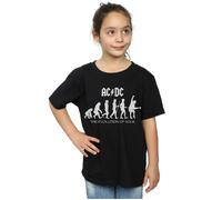 Evolution Of Rock Cotton T-Shirt AC/DC Black 5-6 Years