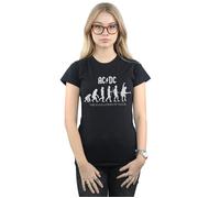 Evolution Of Rock Cotton T-Shirt AC/DC Black M