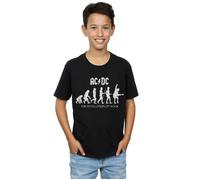 Evolution Of Rock T-Shirt AC/DC Black 7-8 Years
