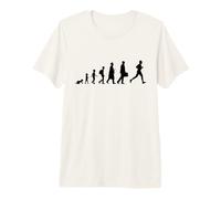 Evolution of Running Lover Triathlon Premium T-Shirt