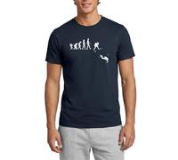 Evolution of Scuba Diving Men's T-Shirt Navy