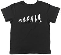 Evolution of Skateboarding Childrens Kids Short Sleeve T-Shirt Black