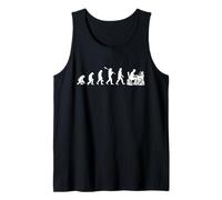 Evolution of the Author Funny Novel Writer Gift Tank Top