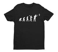Evolution of The Darts Player - Funny Graphic Men's T-Shirt - Casual Printed Tee - Great Gift for Dad, Husband or Brother - Black - 2XL