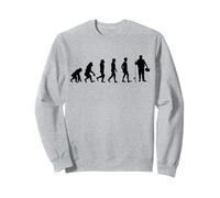 Evolution of the development of man into an angler Sweatshirt