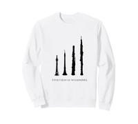 Evolution of Woodwinds Music Shalme Dulzian Hautbois Oboe Sweatshirt