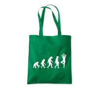 Evolution of Yoga Meditation Tote Shopping Bag 10 Litres Capacity 42 x 38cm