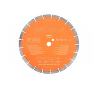 Evolution Power Tools D300SEG-CS 300 mm Diamond Blade For Disc Cutters - Segmented Edge For Cutting Masonry, Such as Brick, Reinforced Concrete and Stone, Black