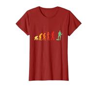 Evolution Pipe Wrench Master Plumber Plumbing Plumbers T-Shirt, Women, Cranberry Red, XX-Large