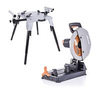 Evolution Power Tools 005-0002 Chop Saw Stand with Universal Fitting with R355CPS Multi-Material Chop Saw, 355 mm (230 V)