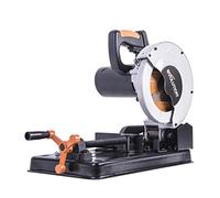 Evolution Power Tools Rage 4 Chop Saw 0˚-45˚ Mitre Angles Multi-Purpose Multi-Material Cutting Cuts Wood, Plastic, Metal & More, 3 Year Warranty Included & TCT Blade Included 185 mm (230 V)