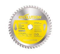 Evolution Power Tools 185BLADESS Stainless Steel Cutting Saw Blade, 7-1/4-Inch x 48-Tooth, Yellow