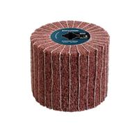 Evolution Power Tools 80-Grit Interleaved Stripping Barrel for Surface Conditioning Tools, P80 Nylon & Diamond Oxide Drum for Brushing & De-Burring, Universal 19 mm (3/4 Inch) Fit, 100 x 120 mm