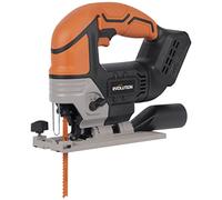 Evolution Power Tools R90JGS-Li Cordless Jigsaw - Includes 5 Multi Purpose Blades - Battery NOT Included, Black/Orange (103-0001)