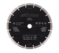 Evolution Power Tools D230SEG-CS 230 mm Diamond Blade For Disc Cutters - Segmented Edge For Cutting Masonry, Such as Brick, Reinforced Concrete and Stone