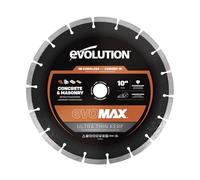 Evolution Power Tools - EVOMAX 260mm Cordless Specific, Premium Diamond Ultra Thin kerf Blade UTS Wood, Metal and Plastic, Longer Lasting Blades Than give You up to *40% More cuts per Charge
