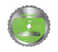 Evolution Power Tools F185TCT-16T (Fury) Multi-Material TCT Blade Cuts Wood, Metal and Plastic, 185 mm