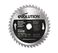 Evolution Power Tools FW185TCT-40, Fine Finish Wood Cutting TCT Saw Blade, 40 Teeth, Clean, Splinter Free Cut, 185mm