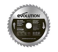 Evolution Power Tools FW210TCT-40 Fine Finish Wood Cutting TCT Saw Blade, 40 Teeth, Clean, Splinter Free Cut, 210mm, Silver, Black