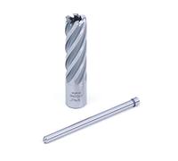 Evolution Power Tools Long Series Broaching Cutter For Magnetic Drill Universal Fitting Mag Drilling Bit 50mm Length x 14 mm Diameter, Silber