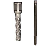 Evolution Power Tools Long Series Broaching Cutter For Magnetic Drill Universal Fitting Mag Drilling Bit 50mm Length x 12 mm Diameter, Silver