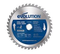 Evolution Power Tools M185TCT-40MS Mild Steel Cutting TCT Mitre Saw Blade, Cold Metal Cutting, 40 Teeth, 185mm