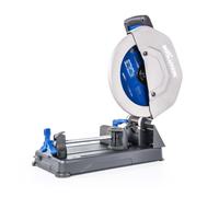 Evolution Power Tools Metal Cutting Chop Saw 355mm (14") 230V | S355CPSL with TCT Mild Steel Blade | 0-45° Mitre Cutting, Quick Release Vice, Portable, Lightweight Steel Cutting Saw