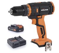 Evolution Power Tools R13CMB-Li 18V Cordless Combi Drill with 3 Modes (Drill, Drive, Impact) Variable Speed, Belt Clip, LED Worklight - Lithium Ion Battery & Charger Included