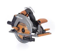 Evolution Power Tools R185CCS-Li Circular Saw Cordless Brushless 18v Li-Ion EXT Includes TCT Multi-Material Blade, Cuts Wood, Metal, Plastic & More, Guide Included, Battery Not Included, 185mm