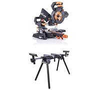 Evolution Power Tools R185SMS+ with Evolution Mitre Stand