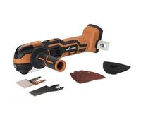 Evolution Power Tools R18MLT-Li Cordless Multi-Tool 18v Li-Ion EXT, Multi-Purpose & Multi-Material for Cutting, Shaping, Scraping & Sanding, Battery Not Included