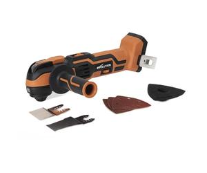 Evolution Power Tools R18MLT-Li Cordless Multi-Tool 18v Li-Ion EXT, Multi-Purpose & Multi-Material for Cutting, Shaping, Scraping & Sanding, Battery Not Included