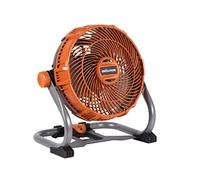 Evolution Power Tools R240FAN-Li 240mm - Portable Cordless Work Fan - Quiet Cooling, Compact, Powerful 360⁰ Adjustable Pivot, 18v Li-Ion, Battery Not Included