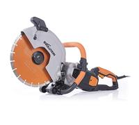 Evolution Power Tools R300DCT+ Concrete Saw - 2400W Motor, No Gas, 115mm Cut, Incl Premium Diamond Blade, 110V, 300mm