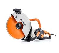 Evolution Power Tools R350DCT Concrete Saw, Cut Off Saw, for Cutting Concrete, Stone, Brick, Roof Tile & More, 350mm Electric Disc Cutter, Premium Diamond Blade, 110V, 350mm, 2700W